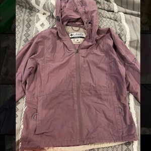 Womens Columbia light weight rain jacket